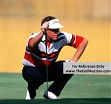 Mark Calcavecchia's 1989 Ryder Cup USA Team Issued Red/White/Blue Short Sleeve Shirt- XL
