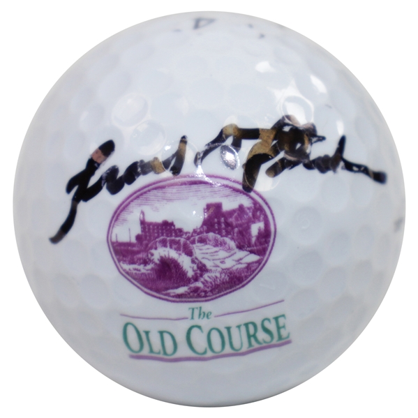 Frank Stranahan Signed St. Andrews Old Course Logo Golf Ball JSA ALOA