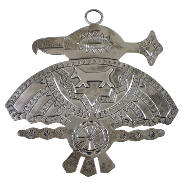 Jack Flecks 1960 Phoenix Open Champions Awarded Thunderbirds Silver Pendant