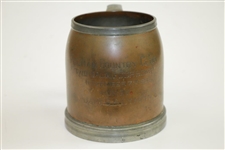 1903 Pelham Country Club Two-Ball Foursome Tankard Won by James A. Lynch - Glass Intact!