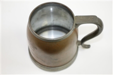 1903 Pelham Country Club Two-Ball Foursome Tankard Won by James A. Lynch - Glass Intact!