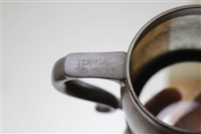 1903 Pelham Country Club Two-Ball Foursome Tankard Won by James A. Lynch - Glass Intact!