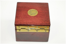 2000 Masters Wooden Opening Clock w/ World Time Dial & Augusta National Clubhouse