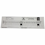 Payne Stewart Signed 1998 Western Open Tournament Used Scorecard JSA ALOA