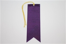 1927 Western Amateur at Seattle Golf Club Member Ribbon - Bon Stein Winner