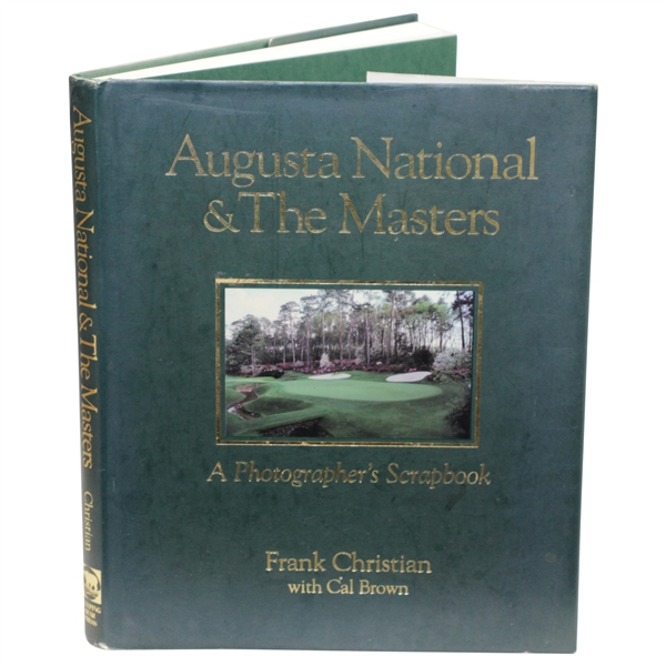 Augusta National & The Masters A Photographers Scrapbook Signed by Frank Christian JSA ALOA