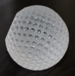Tiffany & Co Luxury Leaded Crystal Art Glass Golf Ball Paperweight