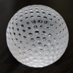 Tiffany & Co Luxury Leaded Crystal Art Glass Golf Ball Paperweight