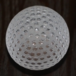 Tiffany & Co Luxury Leaded Crystal Art Glass Golf Ball Paperweight