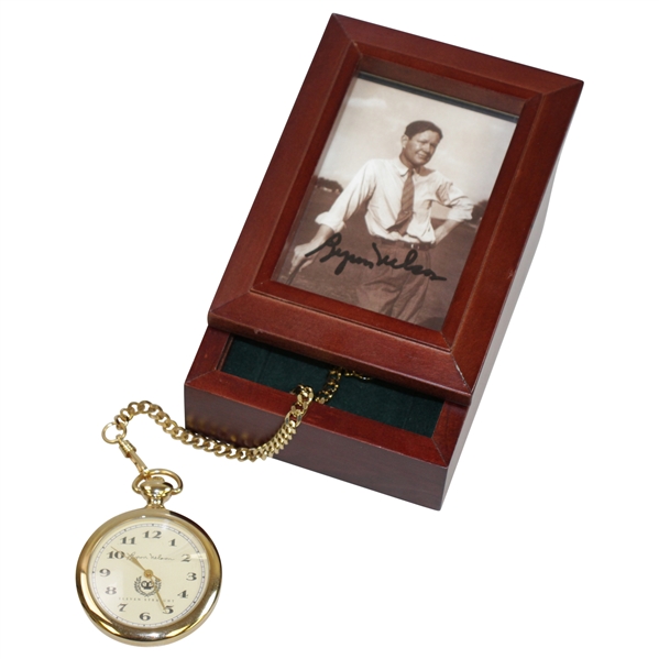 Byron Nelson Eleven Straight Ltd Ed Pocket Watch w/ Signed Box BECKETT #S27077