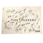 2020 Players Field Signed Flag with Matsuyama - Canceled Mid-Tournament
