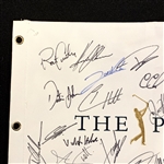 2020 Players Field Signed Flag with Matsuyama - Canceled Mid-Tournament