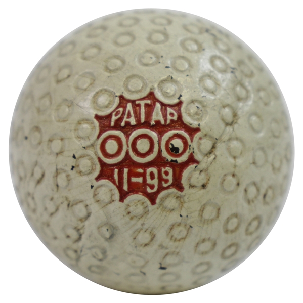 1902 Wright & Ditson BABY Golf Ball - Pat. Ap 11-99 - Very Good Condition