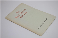 The Royal Aberdeen Golf Club Official Handbook