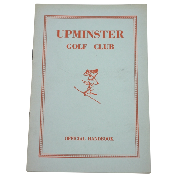 1961 Upminster Golf Club Official Handbook