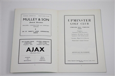 1961 Upminster Golf Club Official Handbook