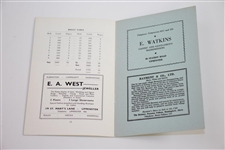 1961 Upminster Golf Club Official Handbook