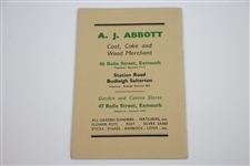 The East Devon Golf Club Official Handbook - Circa 1950 