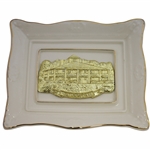 Augusta National Clubhouse Royal English Porcelain Dish Handcrafted by Artist Bill Waugh