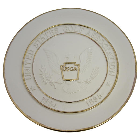 United States Golf Association 1894-1995 Decorative Plate Artist Proof #3/10 by Bill Waugh