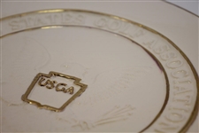 United States Golf Association 1894-1995 Decorative Plate Artist Proof #3/10 by Bill Waugh