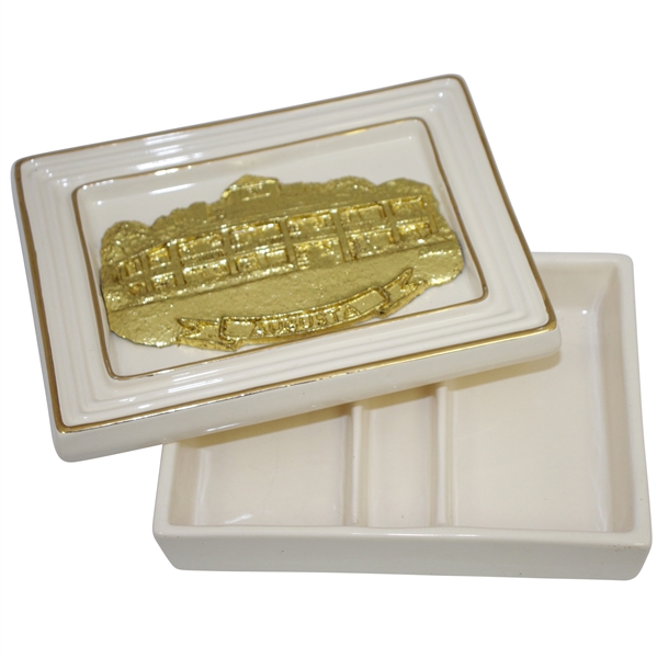 Augusta National Golf Club Clubhouse Royal English Porcelain Handcrafted by Artist Bill Waugh