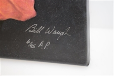 Tiger Woods with Claret Jug Ltd Ed Canvas Print by Bill Waugh #4/25