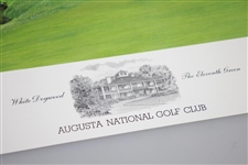 Augusta Hole 11 White Dogwood Ltd Ed #12 Print w/ Robert Trent Jones Signature by Bill Waugh