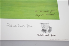 Augusta Hole 11 White Dogwood Ltd Ed #12 Print w/ Robert Trent Jones Signature by Bill Waugh