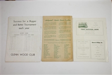 1947, 1948, & 1953 Women's International Amateur 4-Ball Championship Official Programs