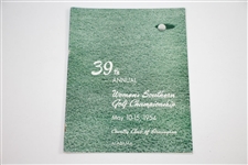 1947, 1948, & 1954 Women's Southern Golf Championship Official Programs