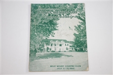 1947, 1948, & 1954 Women's Southern Golf Championship Official Programs