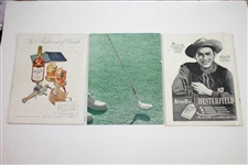 1947, 1948, & 1954 Women's Southern Golf Championship Official Programs