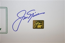 Jack Nicklaus Signed 1986 Masters Tournament Scorecard Display - Golden Bear Hologram