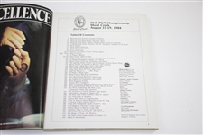 Lee Trevino Signed 1984 PGA Championship at Shoal Creek Official Program JSA ALOA