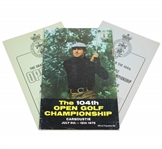 1975 OPEN Championship at Carnoustie Official Program with Two Special Draw Sheets