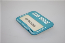 1966 Masters Tournament Club-House Badge #122 - Jack Nicklaus Winner