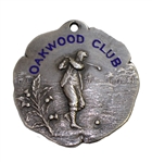 1916 Oakwood Club Junior Championship Sterling Silver Runner-Up Medal Won by Jack Roheimer