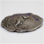 1916 Oakwood Club Junior Championship Sterling Silver Runner-Up Medal Won by Jack Roheimer
