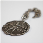 1906 Toledo Golf Club Handicap Sterling Silver 2nd Low Score Medal Won by Sidney R. Brough