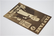 Vintage Fan Fare 'Dishonour Bright' Booklet with Golf Club Holding Actor on Cover