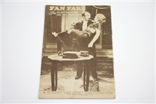 Vintage Fan Fare 'Dishonour Bright' Booklet with Golf Club Holding Actor on Cover