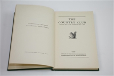 1942 The Country Club at Brookline Hard Cover Book in Excellent Condition