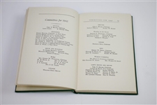 1942 The Country Club at Brookline Hard Cover Book in Excellent Condition
