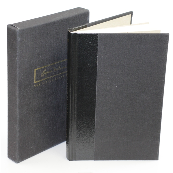 Byron Nelson Signed 1995 Book "The Little Black Book" with Slip Cover JSA ALOA