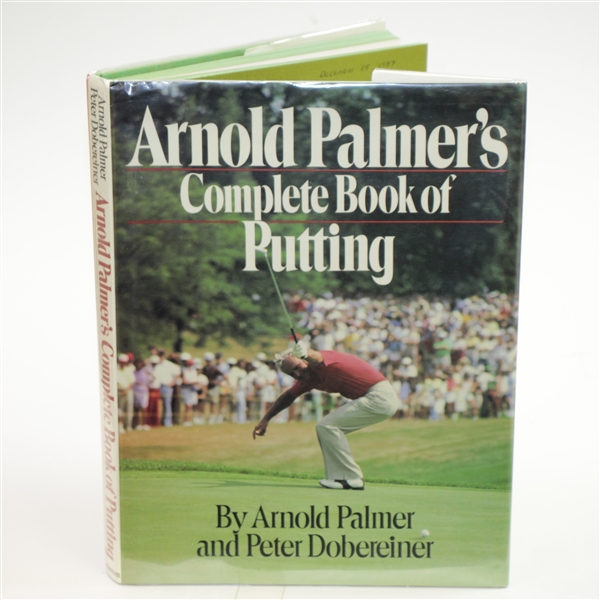 Arnold Palmer Signed 1986 Book "Arnold Palmers Complete Book of Putting" JSA ALOA