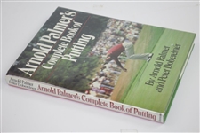 Arnold Palmer Signed 1986 Book Arnold Palmer's Complete Book of Putting JSA ALOA