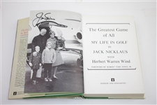 Jack Nicklaus Signed 1969 Book My Life in Golf JSA ALOA