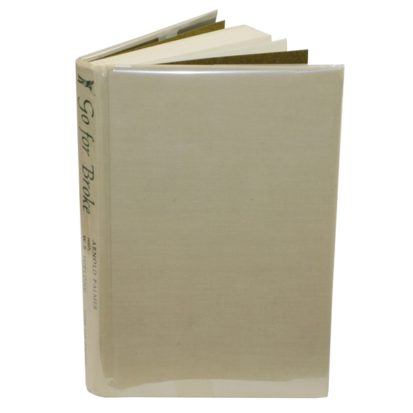 Arnold Palmer Signed 1973 Book "Go For Broke" JSA ALOA