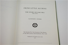 Shinnecock, Southern Hills, Greenbrier, The Country Club, & Oak Hill Club History Books
